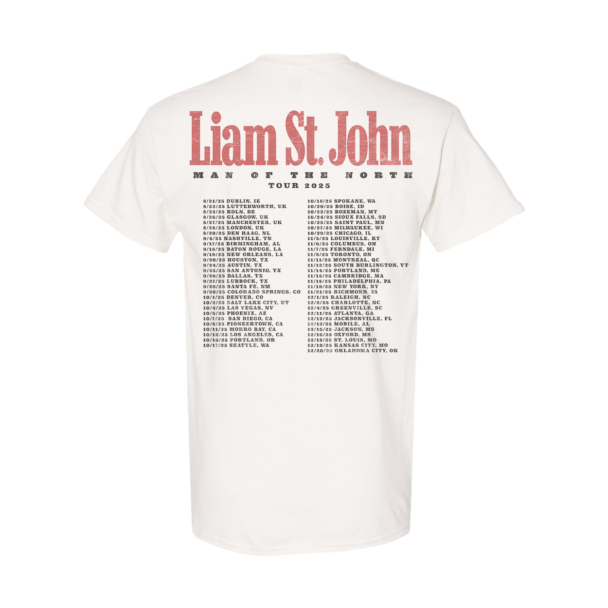 Man Of The North Tour T-Shirt